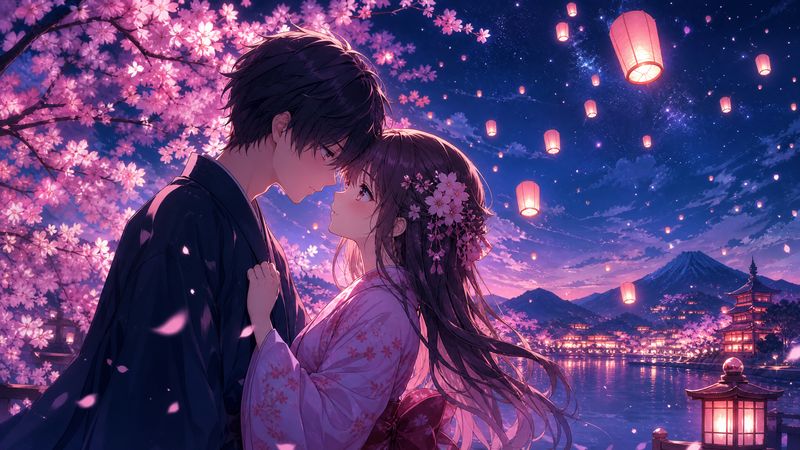 今日大赛动漫-【今日大赛动漫】花火之夜·唯美恋爱动漫短片